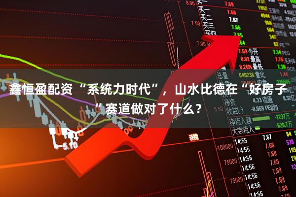 鑫恒盈配资 “系统力时代”，山水比德在“好房子”赛道做对了什么？